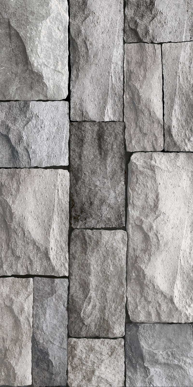 ASIA TILE 20X40 GENOA GREY EMBOSSED